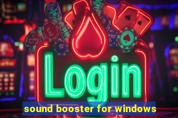 sound booster for windows